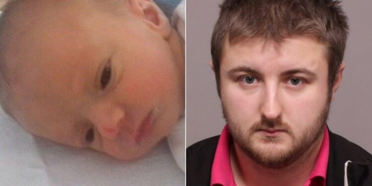 Father jailed for murdering his five-week-old son by breaking his neck