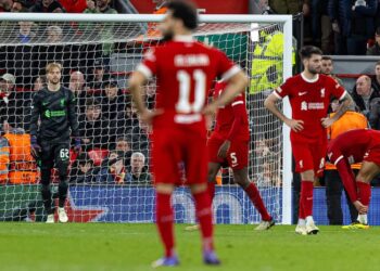 UEL: Liverpool produce “worst game of the season” after 3-0 defeat to Atalanta at home