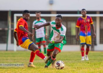 GPL:Hearts of Oak return to winning ways after 3-1 victory over Karela United
