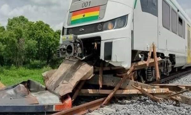 Inside story of how Ghana’s new train got involved in accident on a test run