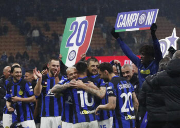 Inter win feisty Milan derby to clinch Serie A title