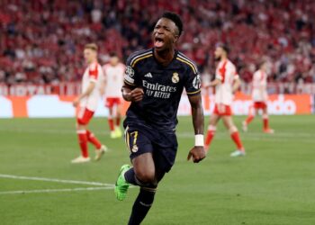 Vinicius Jr’s double earns Real Madrid 2-2 draw at Bayern