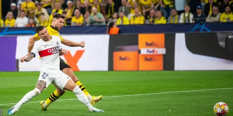 Champions League: Dortmund take first-leg lead in PSG tie
