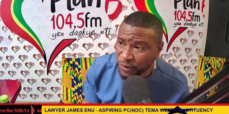 I will change the leadership style in Tema West constituency – Lawyer James Enu