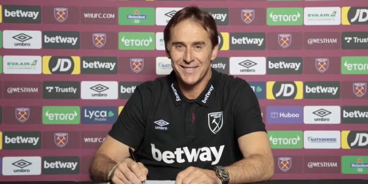 Julen Lopetegui has been appointed as West Ham’s new head coach