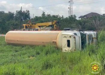 Ghana: Tanker Carrying 29 Tonnes Of LPG Involved In Accident At Juaso