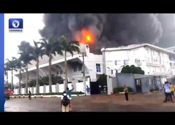 Fire Guts Christ Embassy Headquarters In Lagos