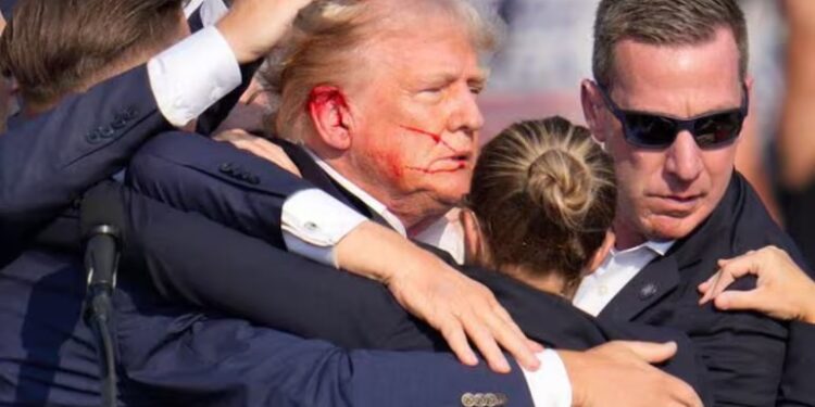 Donald Trump shot in ear in rally assassination attempt