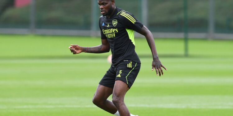 Thomas Partey returns to Arsenal for preseason training