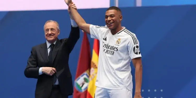 Kylian Mbappe officially unveiled as Real Madrid player