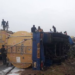 Accra-Tema Motorway: DAF fuel tanker and sprinter bus collision causes huge traffic