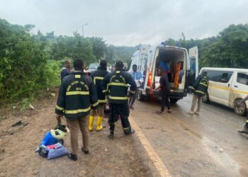 Fire Service rescues 15 accident victims on Cape Coast-Accra highway