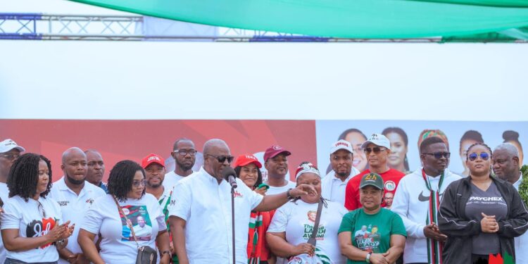 How Mahama used Akufo-Addo, Kennedy Agyapong’s words to ‘lash’ Bawumia at NDC’s campaign launch