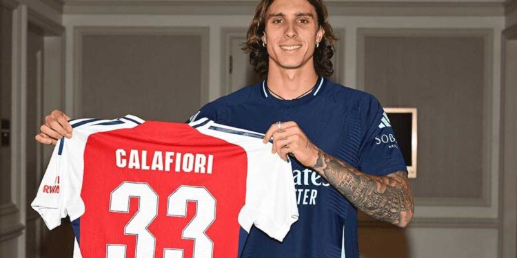 Arsenal signs Riccardo Calafiori from Bologna