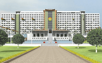 Fire destroys parts of Job 600 Building of Parliament