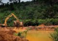 Over 40 illegal miners escaped arrest after swimming across the Birim River