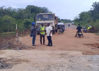 Reconstruction work begins on collapsed Aklakpa bridge