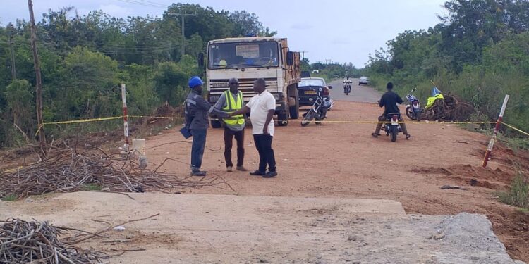 Reconstruction work begins on collapsed Aklakpa bridge