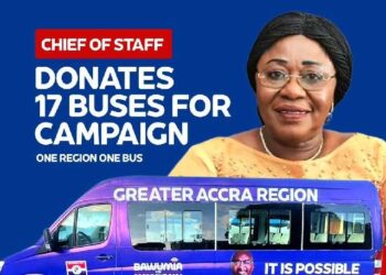 Chief of Staff announces ‘One-Region-One-Bus’ scheme for NPP campaign