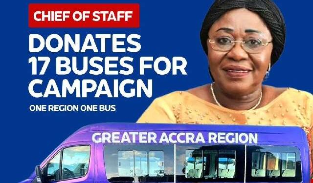 Chief of Staff announces ‘One-Region-One-Bus’ scheme for NPP campaign