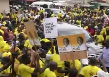 Thousands throng Kumasi streets for Alan Kyerematen’s campaign