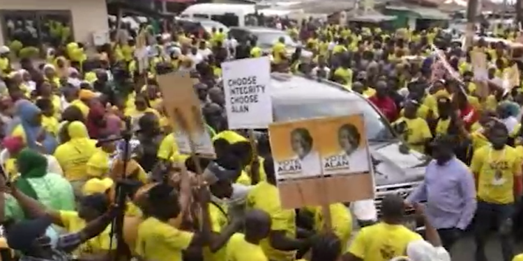Thousands throng Kumasi streets for Alan Kyerematen’s campaign