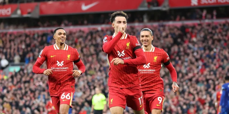 EPL: Curtis Jones scores the winner as Liverpool beat Chelsea 2-1 at Anfield