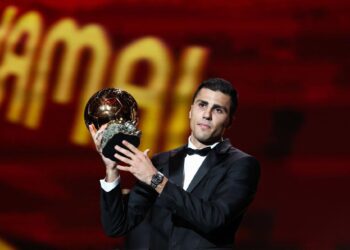 Man City and Spain midfielder Rodri wins men’s Ballon d’Or