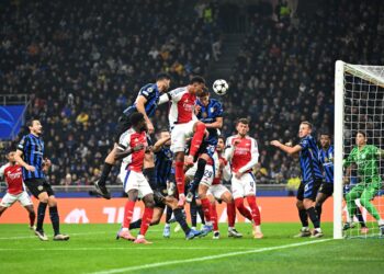 UCL: Arsenal suffer narrow 1-0 defeat to Inter Milan in Italy