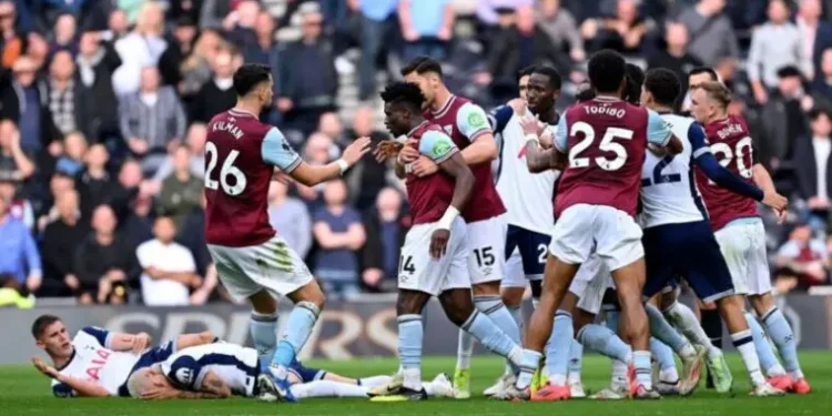 Mohammed Kudus handed additional two-game ban after Tottenham red card