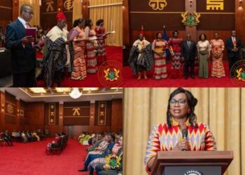 President Akufo-Addo swears in five new Ambassadors, Emphasizes Ghana’s role on the global stage