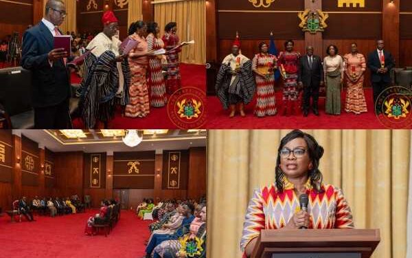 President Akufo-Addo swears in five new Ambassadors, Emphasizes Ghana’s role on the global stage