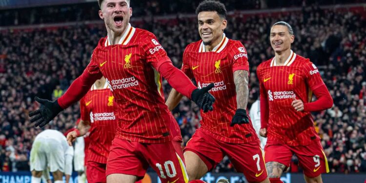 UCL: Liverpool thrash Real Madrid 2-0 at Anfield