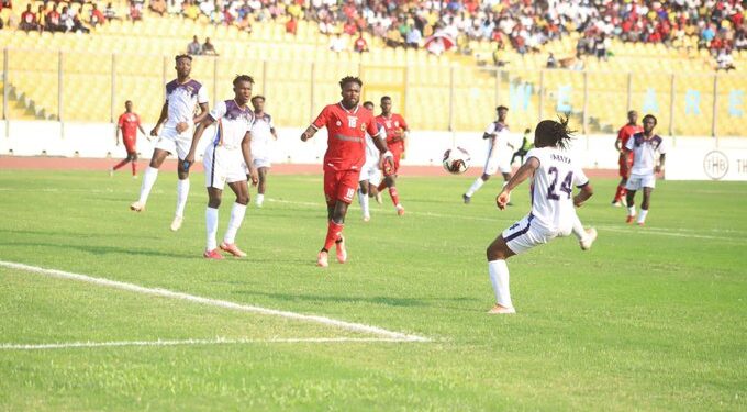 GPL: Albert Amoah’s Late Goal Secures Kotoko’s 1-0 Victory Over Hearts of Oak