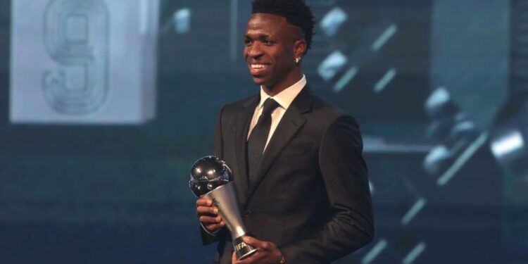 Vinicius Jr wins Fifa Best men’s player of the year