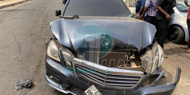 Bishop Salifu Amoako involved in accident at Tesano [Video]