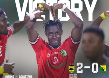 GPL: Kotoko 2-0 Gold Stars: Kwame Opoku scores on return