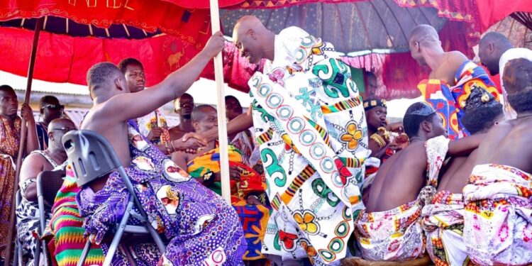 Okuapeman honors Dan Botwe as ‘Nkosuohene’ in recognition of His Service