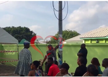 Election 2024: Confusion at Ayawaso West Wuogon Over Lydia Alhassan Posters at Polling Station