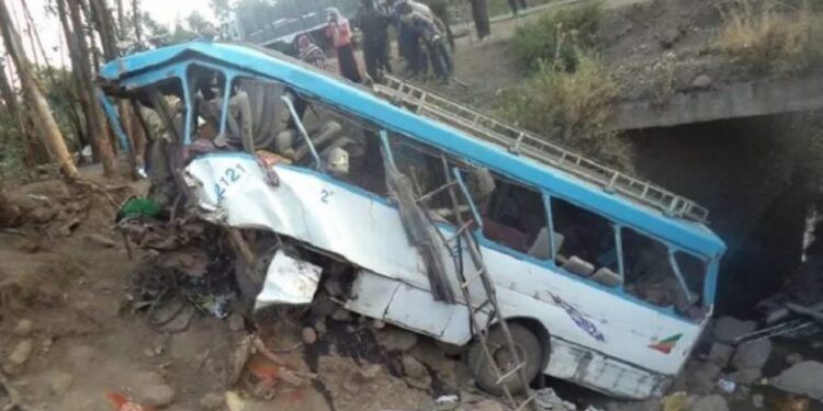 Ethiopia mourns: 25 Killed, 29 injured in horrific bus crash