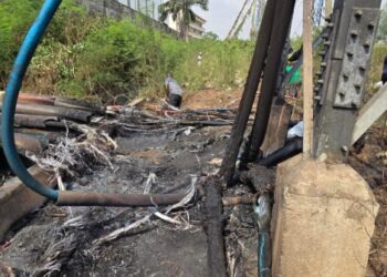 Tema ECG loses cables to fire