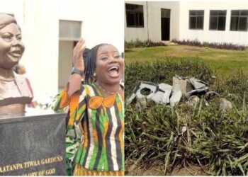 Statue of EOCO boss vandalized by unidentified individuals
