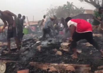 Dozens displaced in fire outbreak at Nima-Moke in Ashanti Region