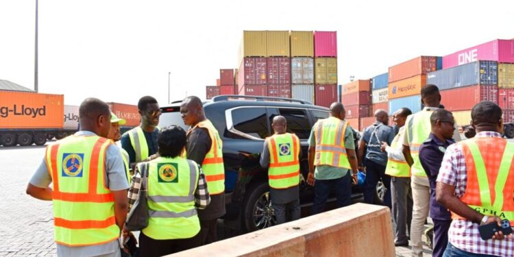 Energy Minister inspects 2,500 uncleared ECG containers at Tema Port