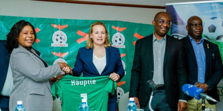 Zambia officially unveils former Black Queens coach Nora Häuptle as new Copper Queens head coach