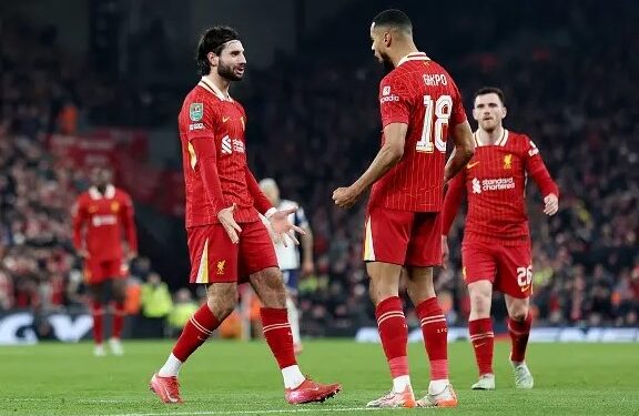 Carabao Cup: Liverpool thrash Tottenham 4-0 to reach finals