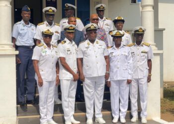Ghana Navy Supply Base inducts new CO into office