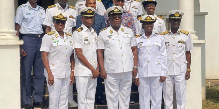 Ghana Navy Supply Base inducts new CO into office