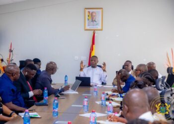 Sports Minister Kofi Adams holds meeting with GFA