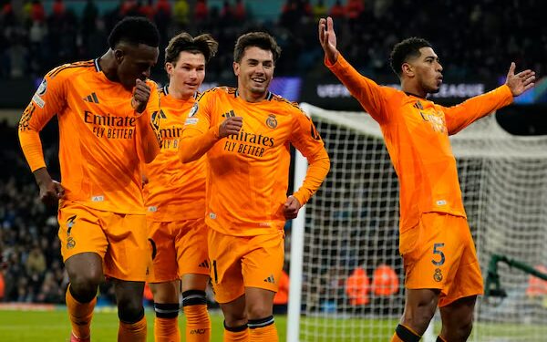 UCL: Jude Bellingham scores late winner as Real Madrid edge Man City